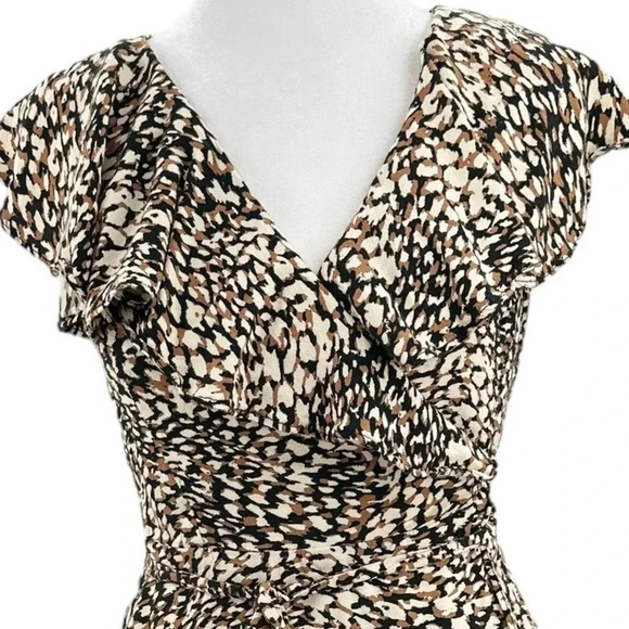 Free People Wrap French Quarter Mini Dress Size Small animal
Print - Picture 4 of 9